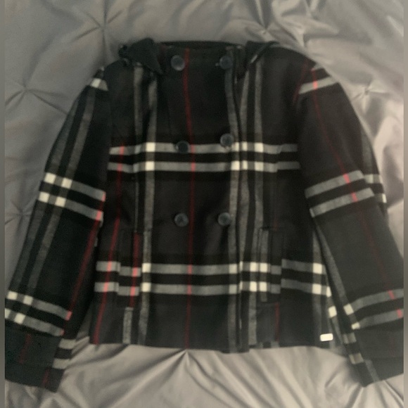 PUSCO brazilian brand black and red plaid jacket - Picture 2 of 4